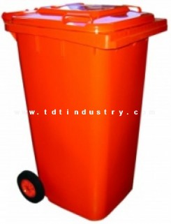 Thùng đựng rác HDPE  240 lít nắp kín 